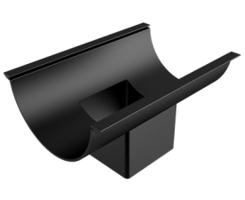 150mm Beaded Half Round Painted 101mm Square Outlet