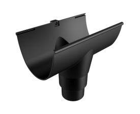 125mm Beaded Deepflow Half Round Painted 63mm Dia Outlet