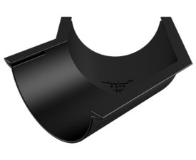 125mm Beaded Half Round Painted 135° Angle - Universal