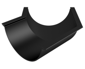 150mm Beaded Half Round Painted 135° Angle - Universal