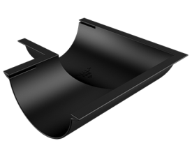 125mm Beaded Half Round Painted 90° Angle - Universal