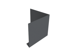 F2 TYPE 2MM FASCIA - 150MM FACE 90° EXT ANGLE