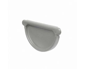 125mm Grey Aluminium Steel Stop End