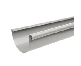 125mm Grey Aluminium Steel 3mtr Gutter