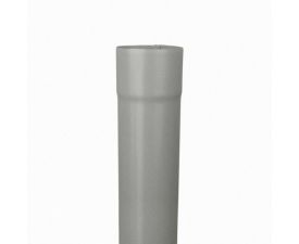100mm Grey Aluminium Steel 3mtr Downpipe