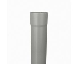 80mm Grey Aluminium Steel 3mtr Downpipe