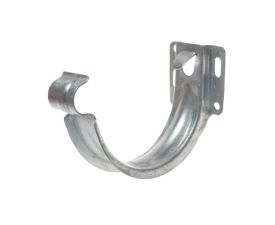 125mm Half Round Galvanised Steel Short-back Fascia Bracket - (there is no Natural Zinc Version)