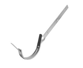 125mm Half Round Galvanised Steel Side Fix Rafter Bracket - (there is no Natural Zinc Version)