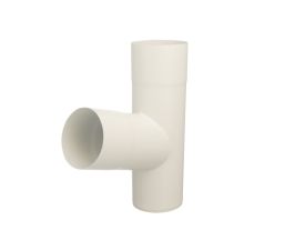 80mm Grey White Steel Downpipe 72 Branch