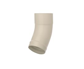 80mm Grey White Steel Downpipe Shoe-Short Heel