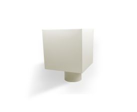 80mm Grey White Plain Hopper Head