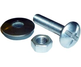 M6x30mm Nut Bolt & Washer for use with aluminium Cast gutter systems Painted
