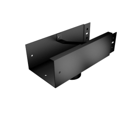 150x100mm Joggle Joint Box Painted Gutter 76mm Round Painted Outlet