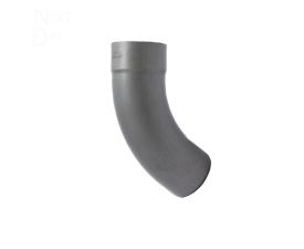 100mm Quartz Zinc Downpipe 70° Bend
