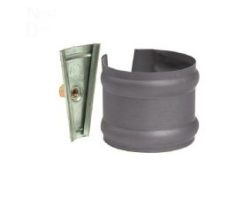 80mm Quartz Zinc V-Lock Downpipe Bracket with M10 Boss - for use with M10 Screw (not included)