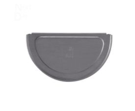 125mm Half Round Quartz Zinc Gutter Stop End