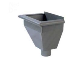 Quartz Zinc Long Hopper Head with 100mm Outlet 