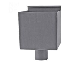 Quartz Zinc Box Hopper Head  with 100mm Outlet 