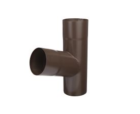 80mm Sepia Steel Downpipe 72 Branch