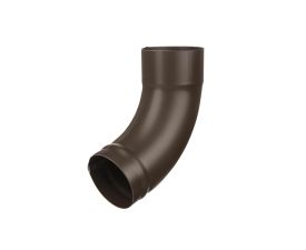 80mm Sepia Steel Downpipe Shoe
