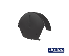 Universal  Round Ridge Cap Black - Single Pack