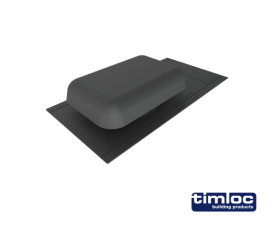 Hooded Slate Vent Black - Pack of 1