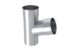 80mm Natural Zinc 70° Branch