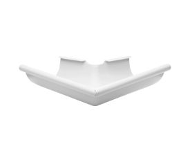 115mm White Steel HR 90 Ext Angle