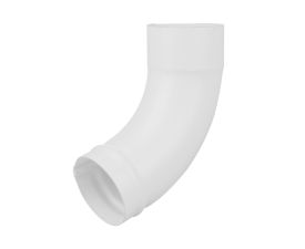 80mm White Steel Downpipe Shoe