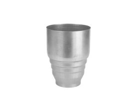 Infinity ZM Galvanised Steel Downpipe Reducer - 100mm to 65mm