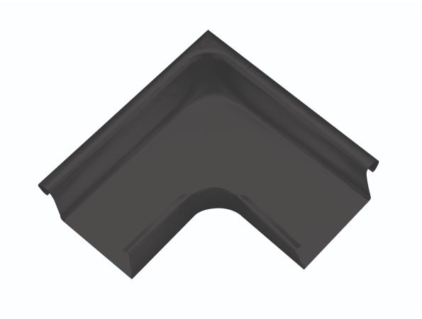120mm Anthracite Steel Box 90° Ext Angle