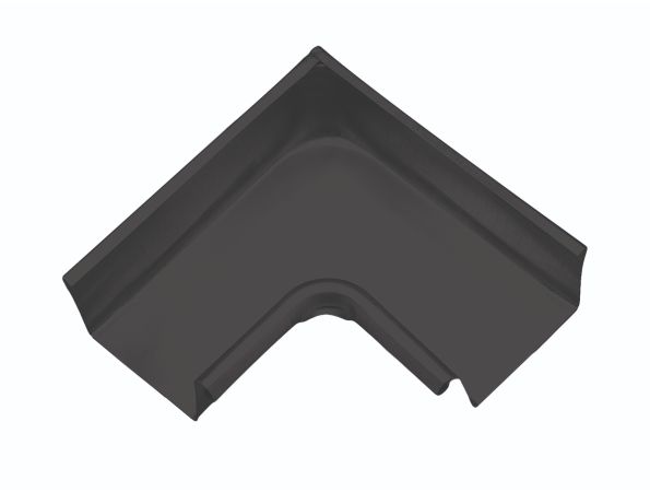 120mm Anthracite Steel Box 90° Int Angle