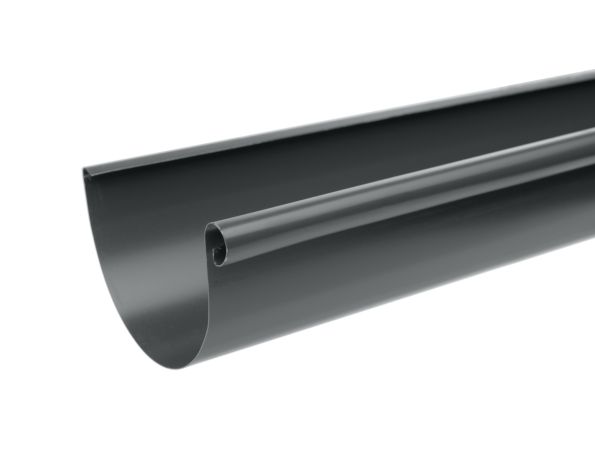 150mm Anthracite Steel HR Gutter 3m