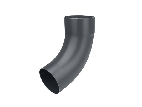 60mm Anthracite Steel Downpipe 70 Bend