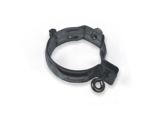 100mm Anthracite Downpipe Brkt with M10 Bo