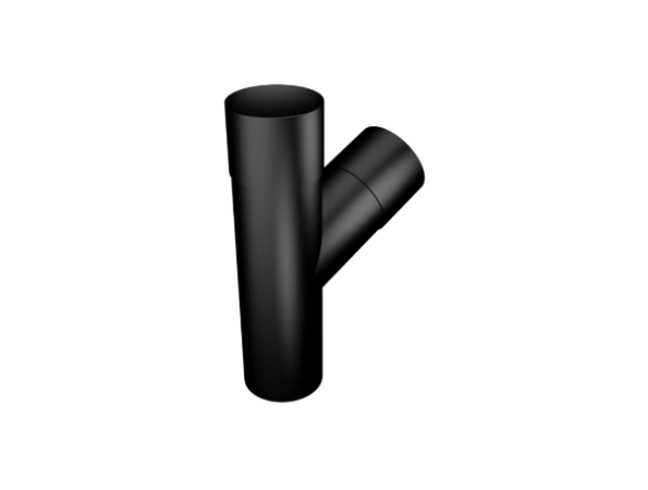 101mm Round Painted 112.5° Y Junction