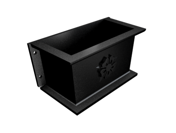 ARCADIUS CAST HOPPER (H213xW410xD205MM) +76MM DIA 30MM S/O Painted