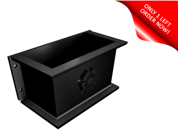 ARCADIUS CAST HOPPER (H213xW410xD205MM) + 101MM DIA 30MM S/O Painted