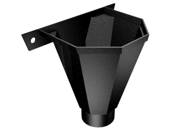 AVITUS CAST HOPPER (H185xW250xD165MM) C/W 63MM DIA 30MM S/O Painted