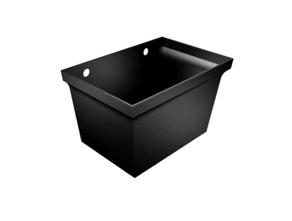 Carinus Cast Hopper (H177xW255xD177mm) with 76mm Round Outlet Painted