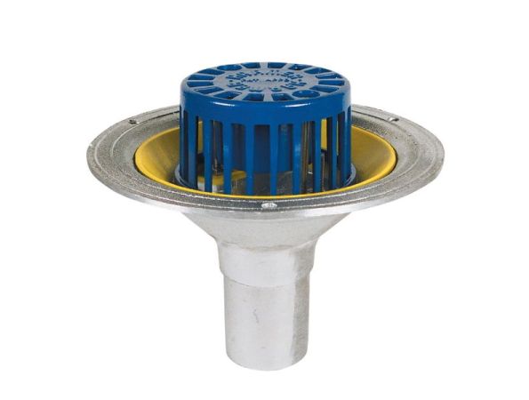 Harmer AV Vertical Ext 600mm Spig Olet-Dome Grate-150mm Dia