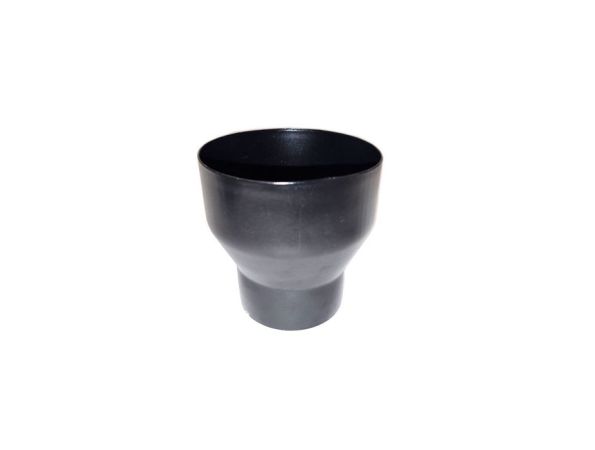 Black Coated Galvanised Steel Downpipe Reducer <80-55mm