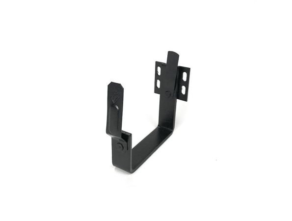 120mm Black Steel Box Fascia Bracket