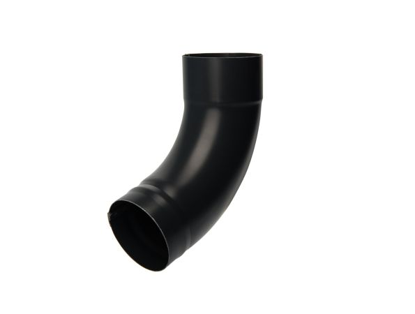 100mm Black Coated Galvanised Steel Downpipe Shoe