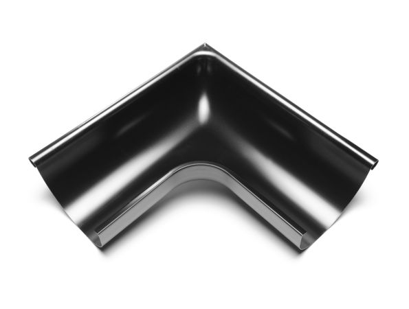 150mm Black Steel HR 90 Ext Gutter Angle