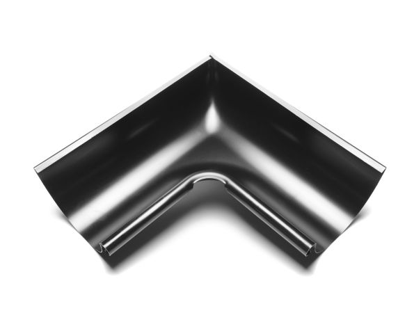 150mm Black Steel HR 90 Int Gutter Angle