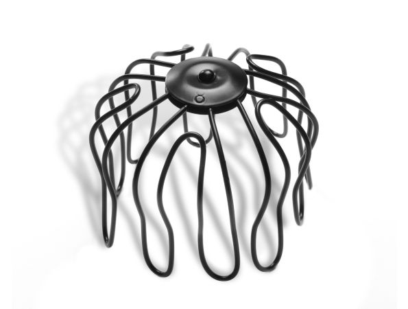 80mm Black Coated Galvanised Steel Leaf Guard