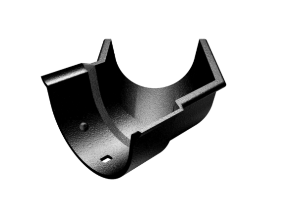 114x75mm Cast Beaded Deepflow Half Round Painted External Angle - 135°