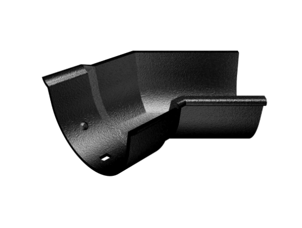 114x75mm Cast Beaded Deepflow Half Round Painted Internal Angle - 135°