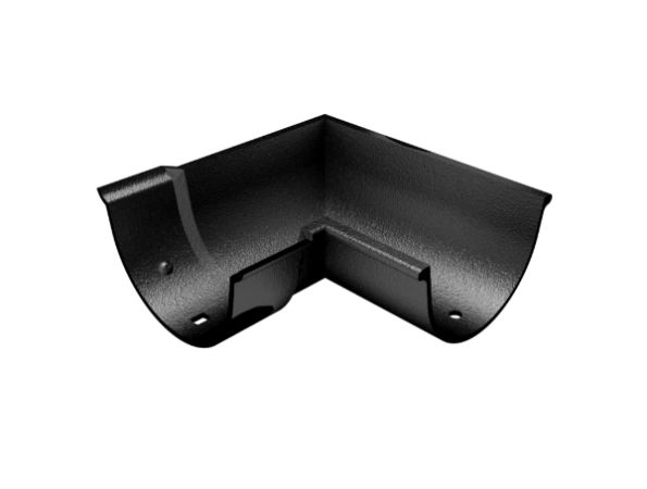 114x75mm Cast Beaded Deepflow Half Round Painted Internal Angle - 90°